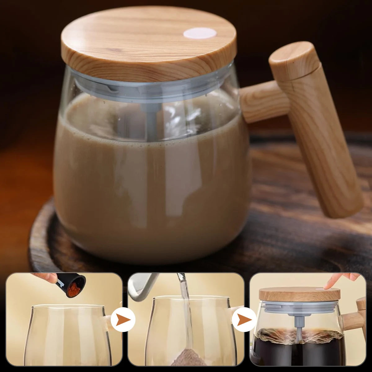 Self Stirring Coffee Cup Electric