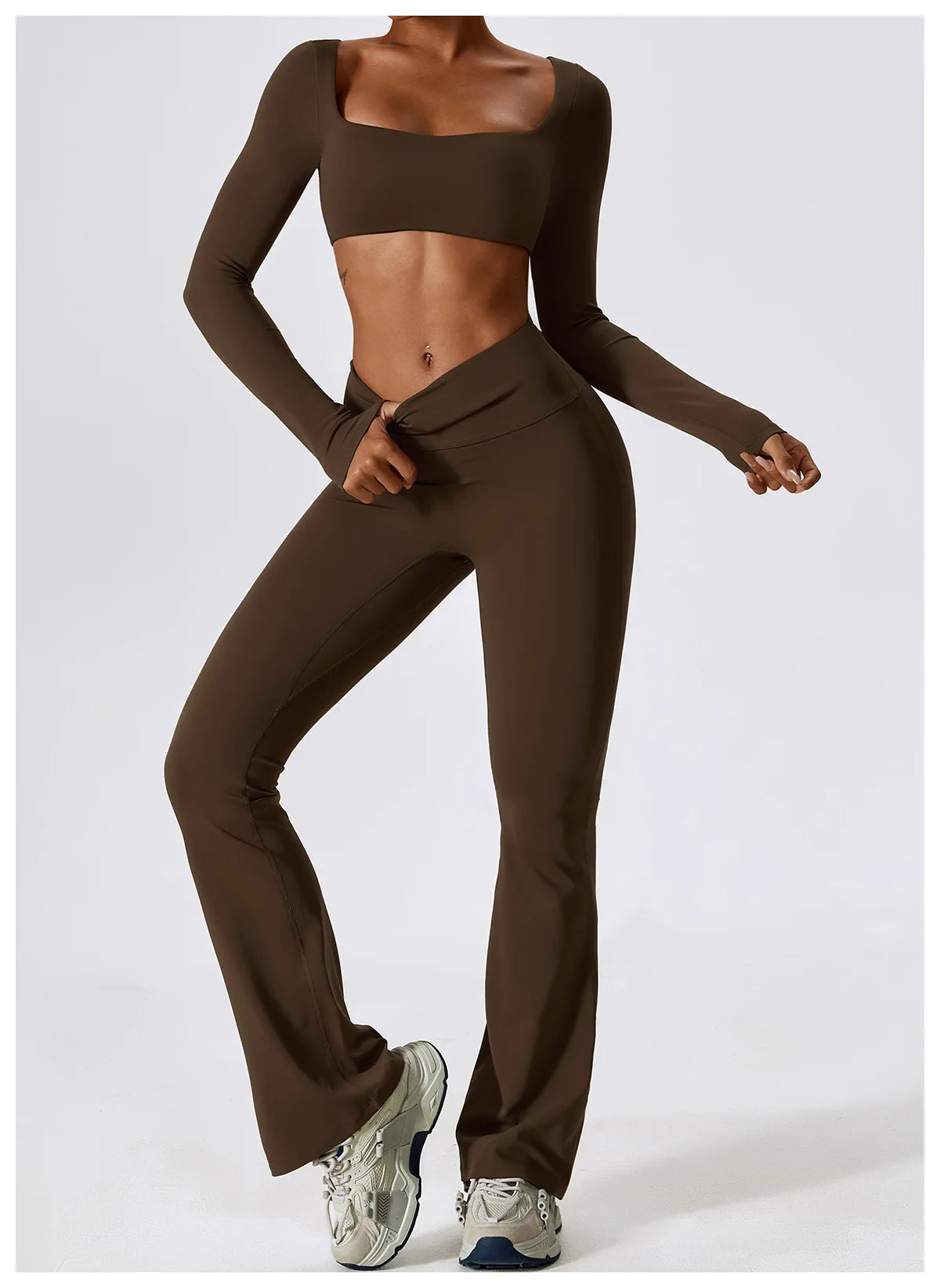 2PCS Seamless Women Sportswear