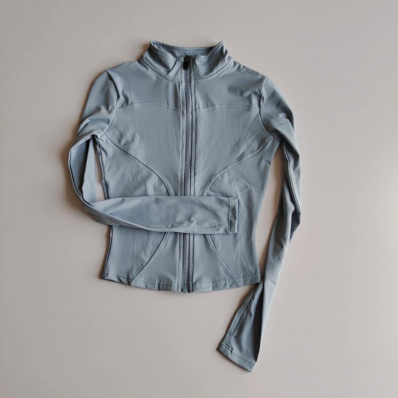 Outdoor Sports Long Sleeved Women Slim Yoga Clothes