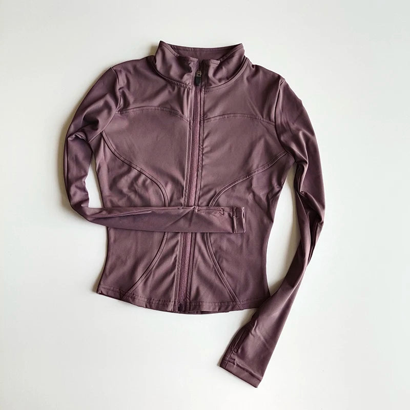 Outdoor Sports Long Sleeved Women Slim Yoga Clothes