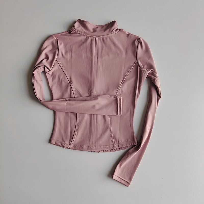 Outdoor Sports Long Sleeved Women Slim Yoga Clothes