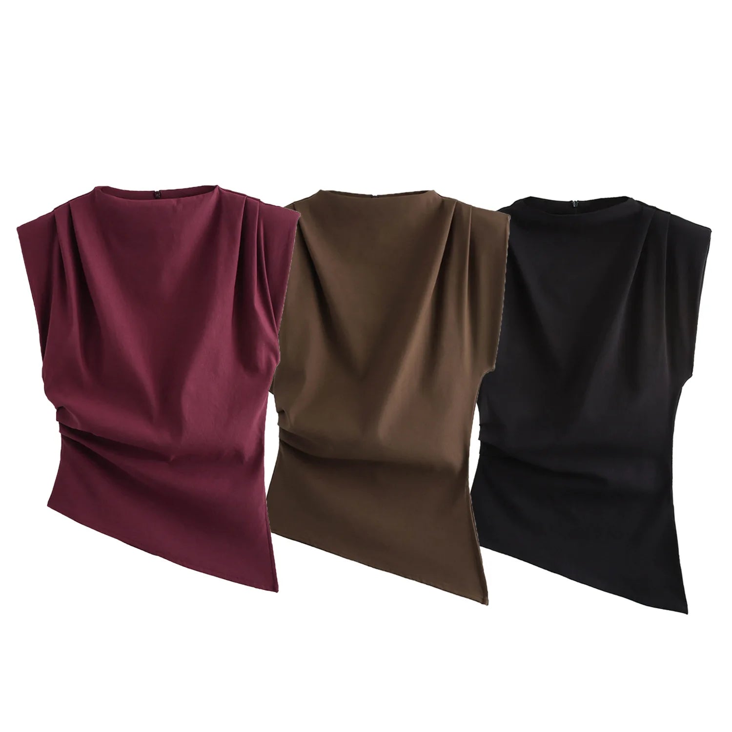 2025 Summer Asymmetric Tank Women