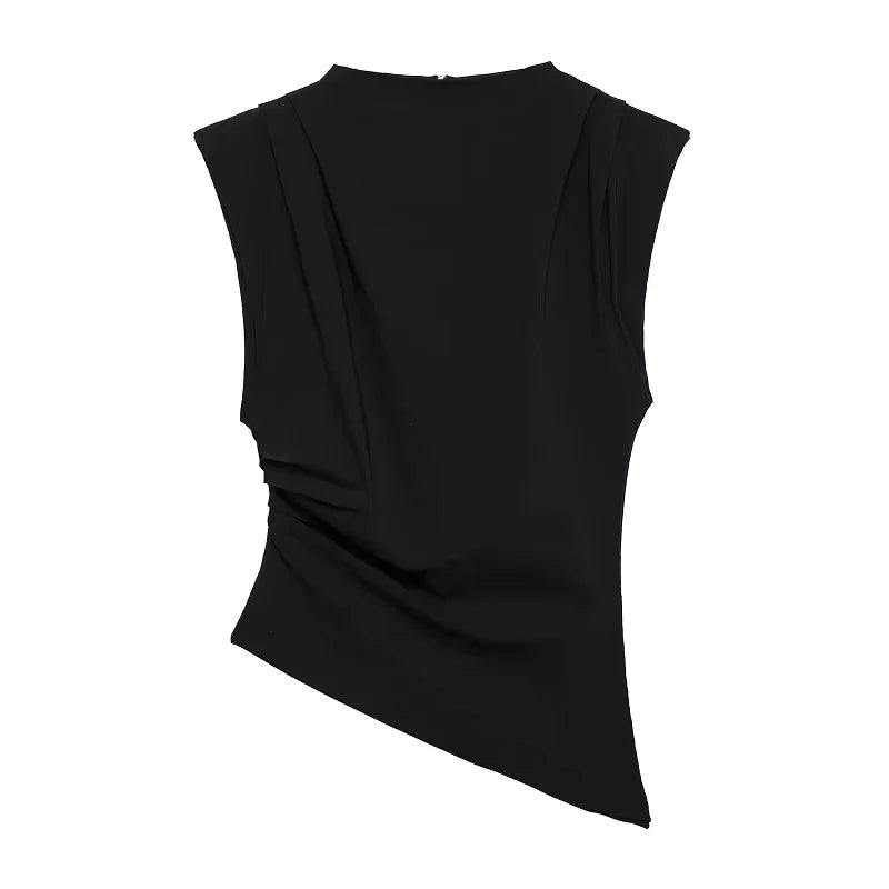 2025 Summer Asymmetric Tank Women