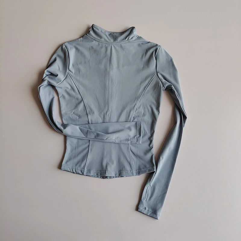 Outdoor Sports Long Sleeved Women Slim Yoga Clothes