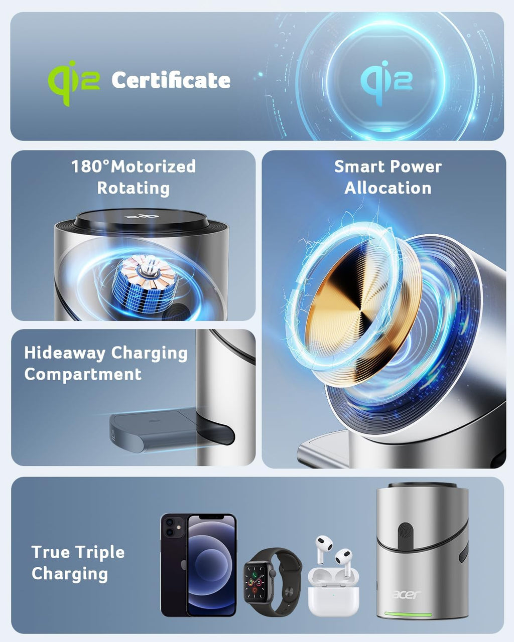 3 in 1 charging station