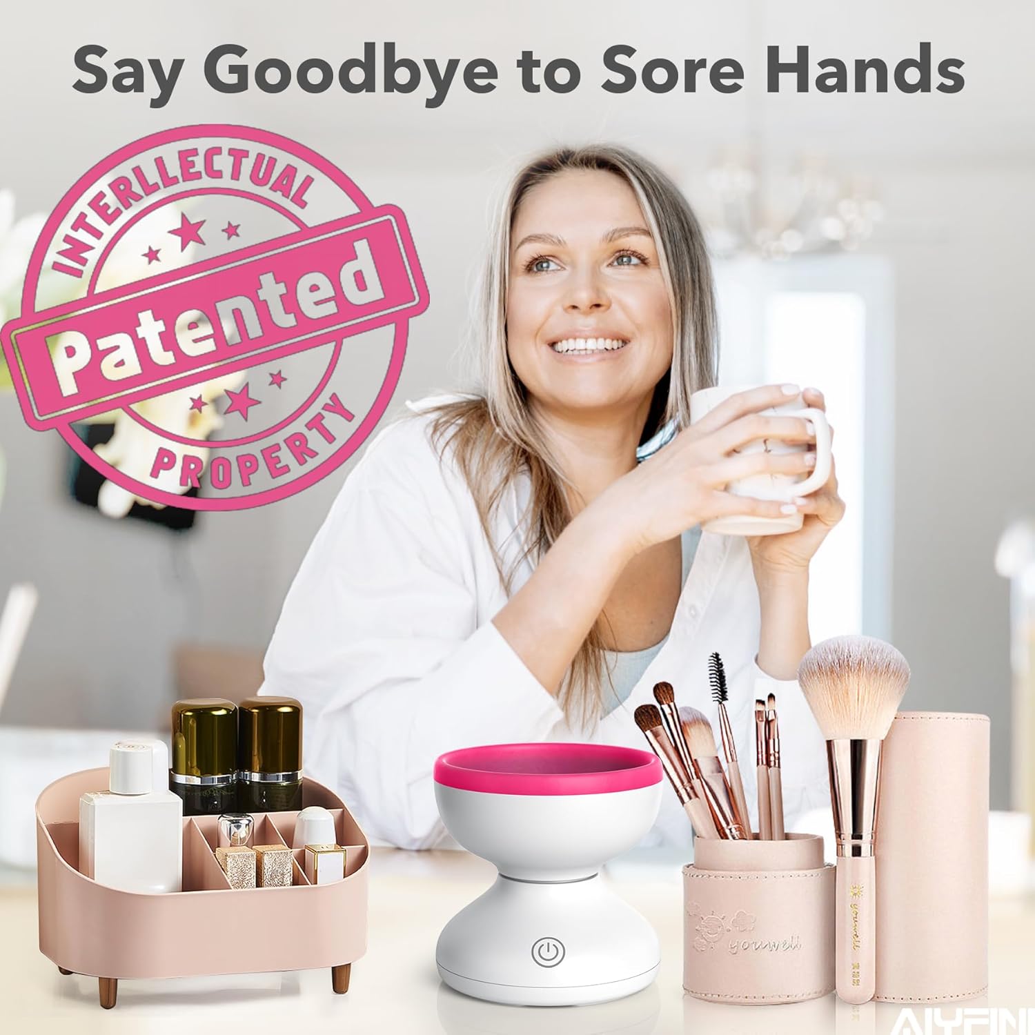 Make up brush cleaner