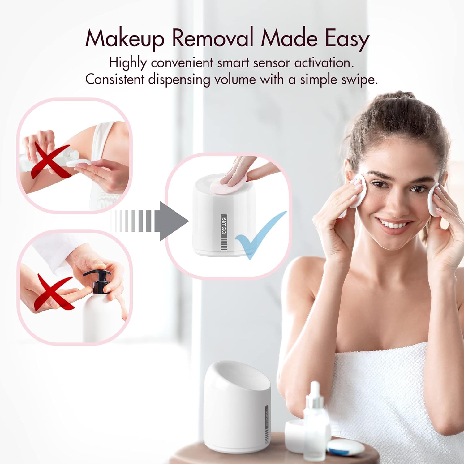 Automatic Makeup Remover Dispenser
