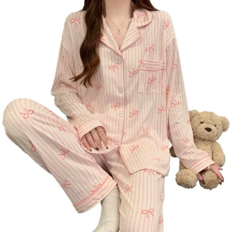 Striped Nightwear Women
