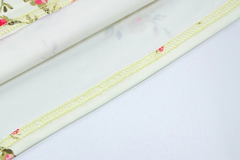 Floral Print Sleeveless Backless Bodycon  Dresses