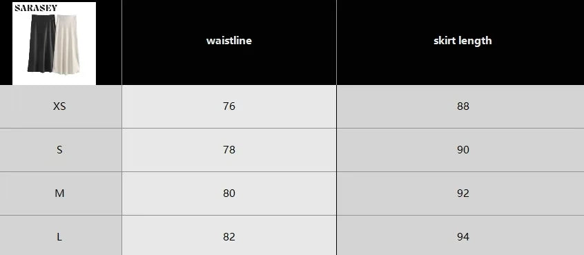 Women 2025 Satin Black Skirt Women