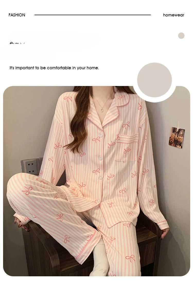 Striped Nightwear Women