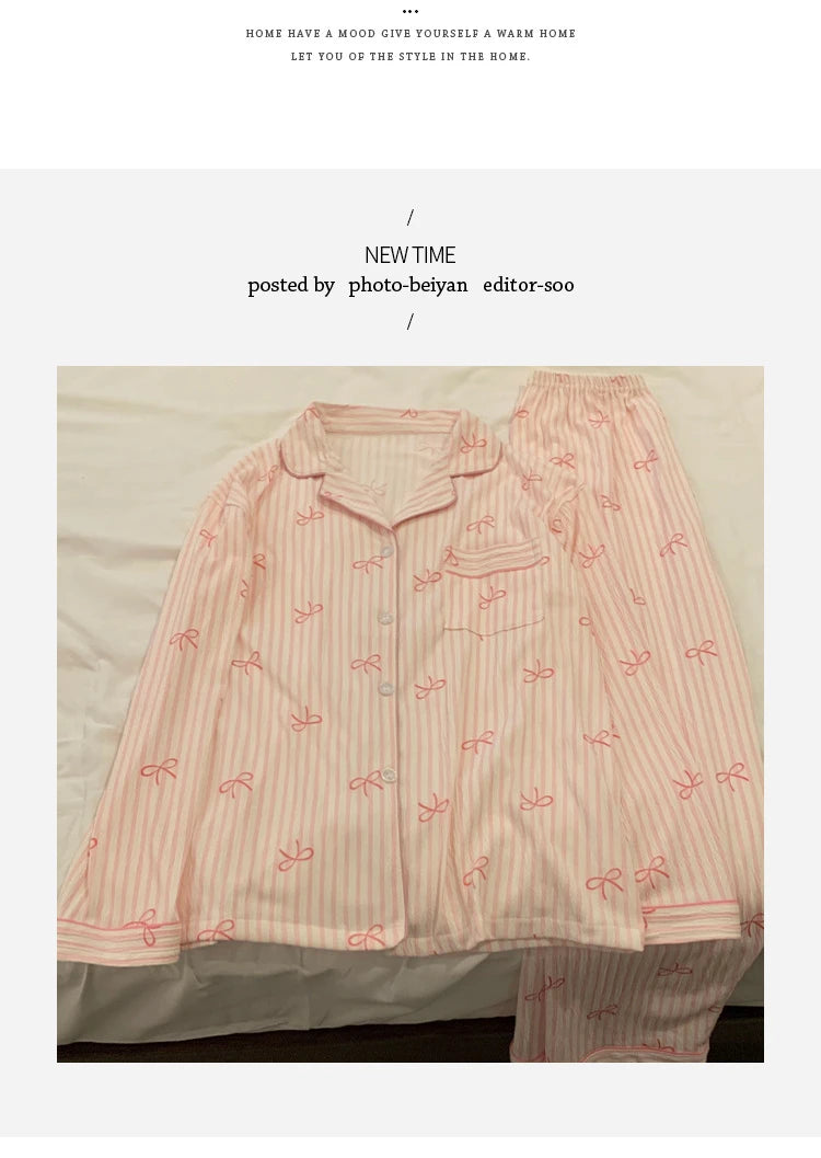 Striped Nightwear Women