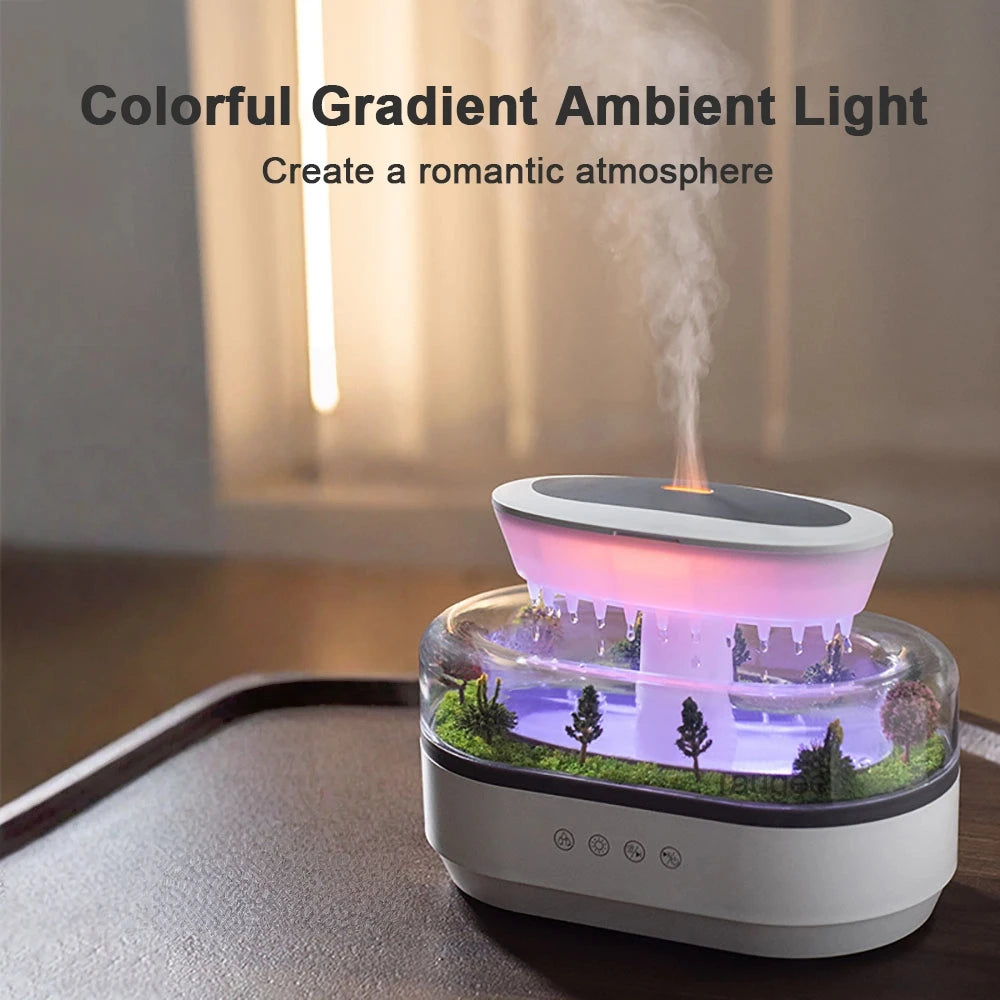 Aroma Humidifier Raindrop Air Humidifier with Noise Music