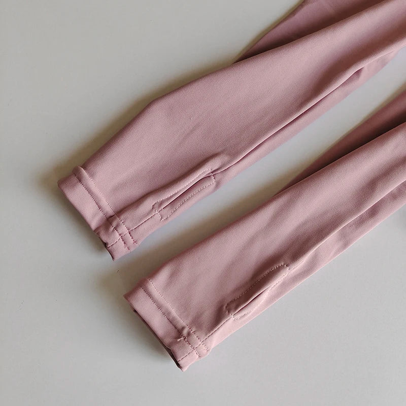 Outdoor Sports Long Sleeved Women Slim Yoga Clothes