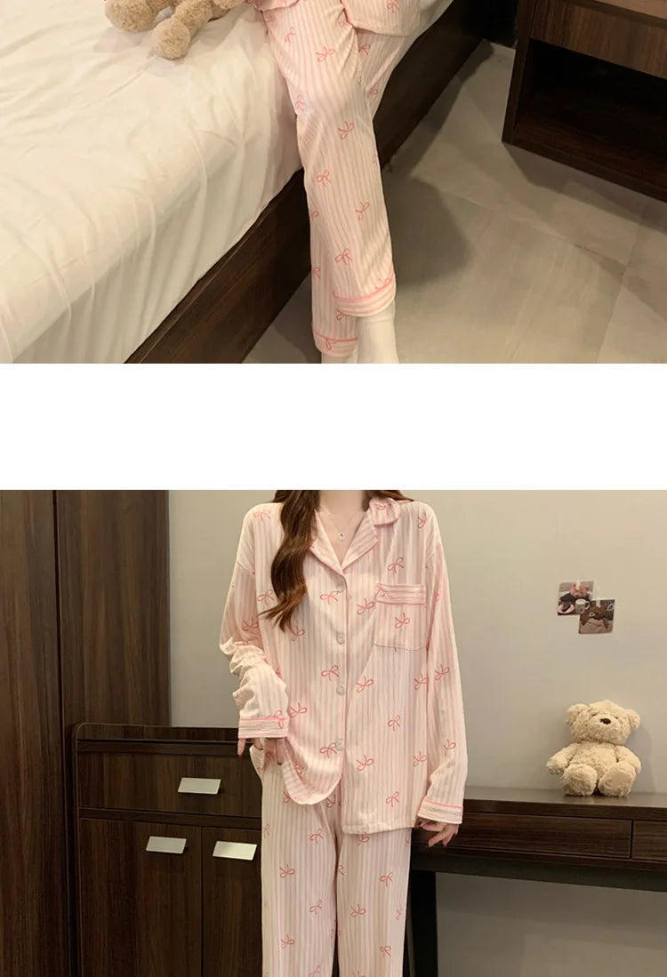 Striped Nightwear Women