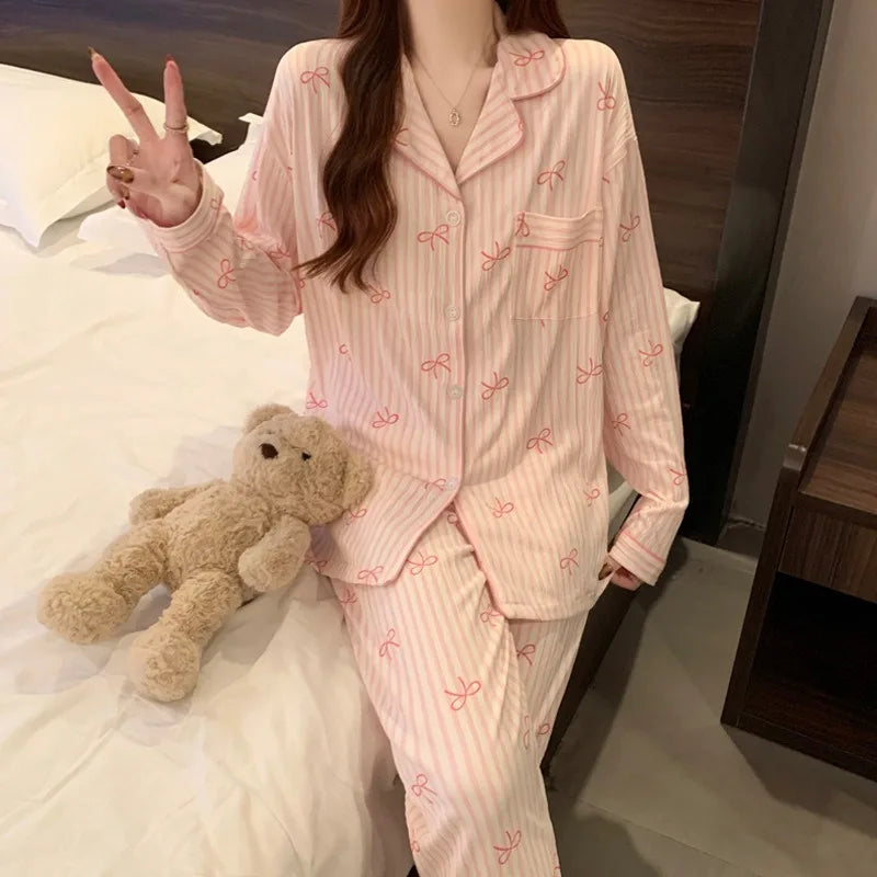 Striped Nightwear Women