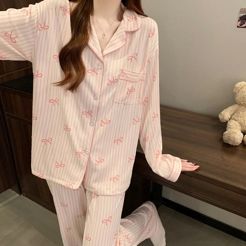 Striped Nightwear Women