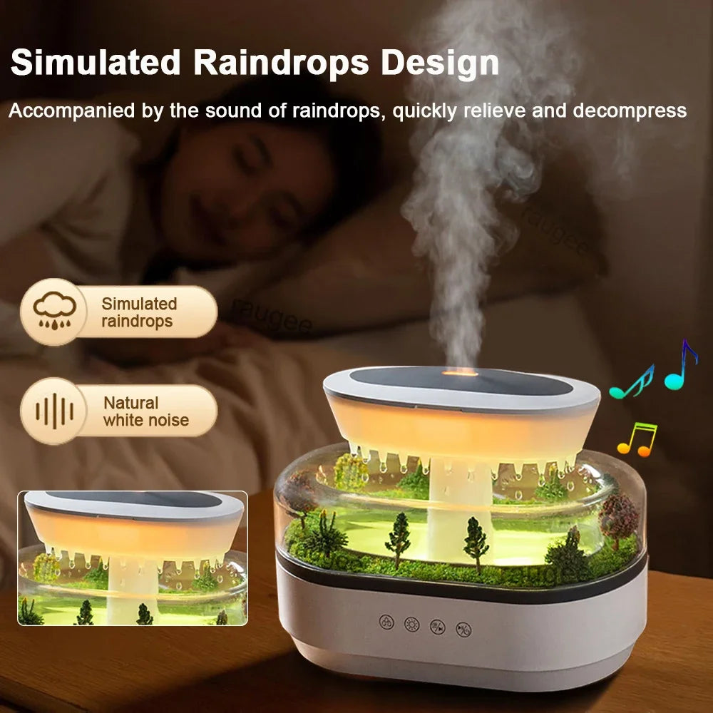 Aroma Humidifier Raindrop Air Humidifier with Noise Music
