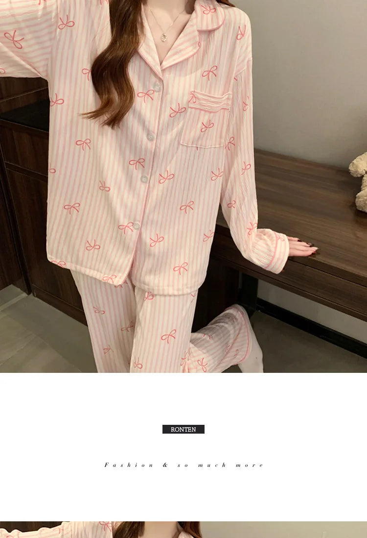 Striped Nightwear Women