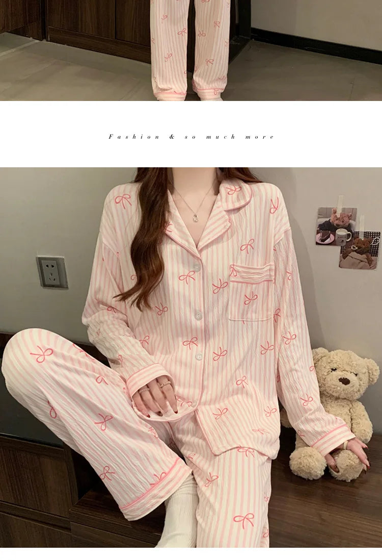 Striped Nightwear Women