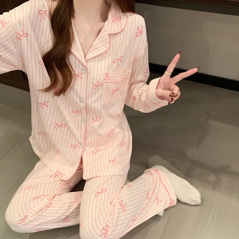 Striped Nightwear Women