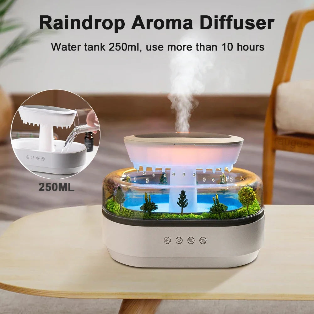 Aroma Humidifier Raindrop Air Humidifier with Noise Music