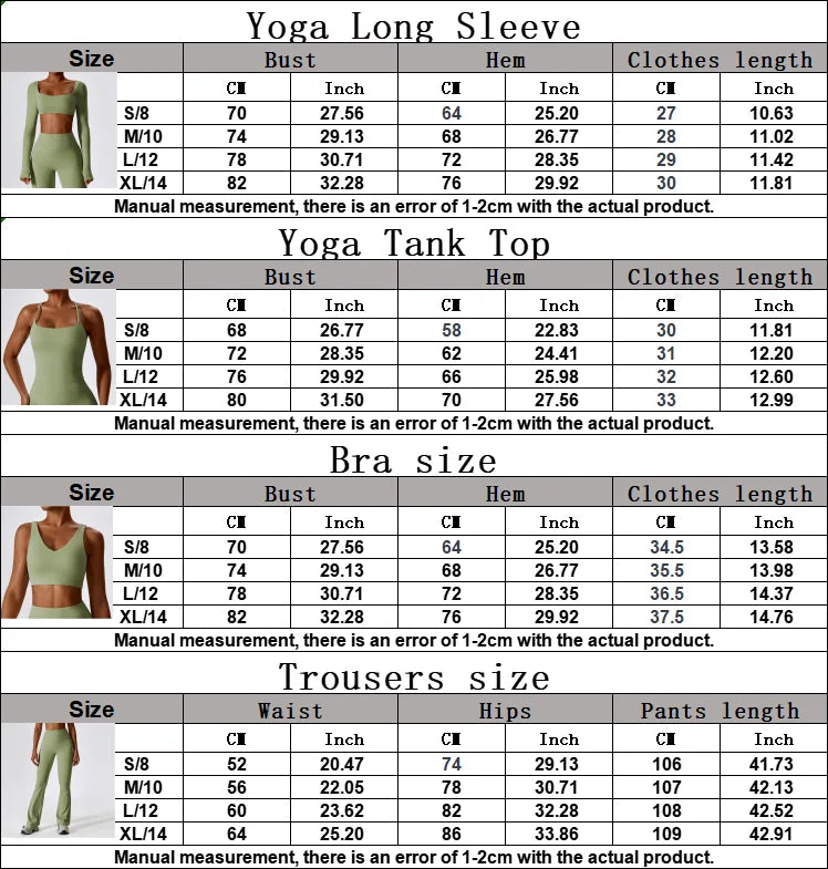 2PCS Seamless Women Sportswear