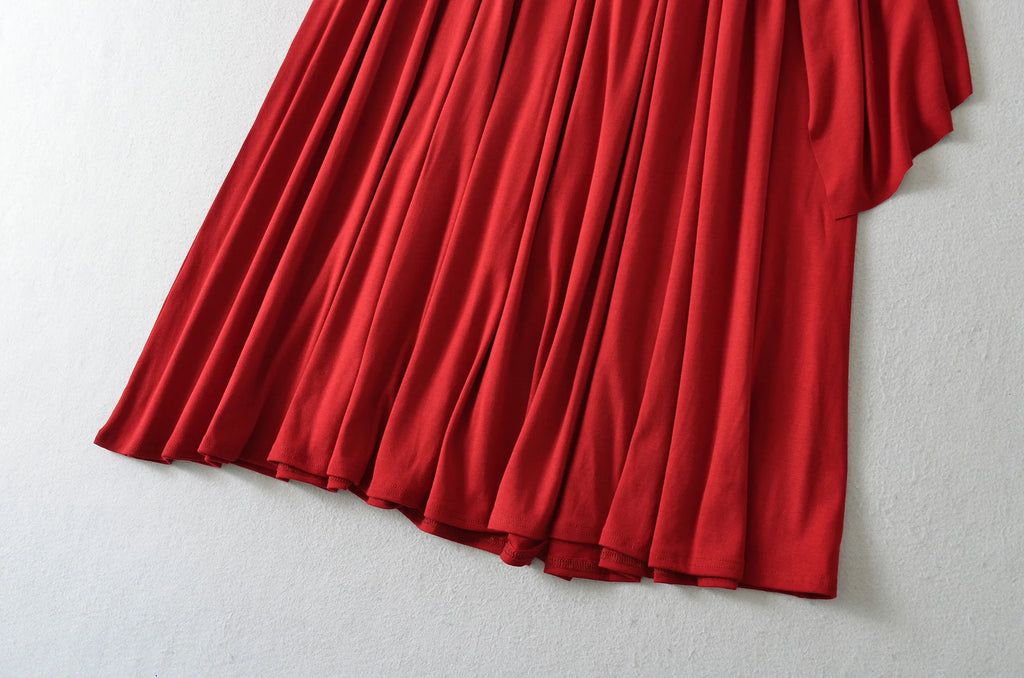 Spicy Girl Sexy Design Twist Long Solid Color Dress