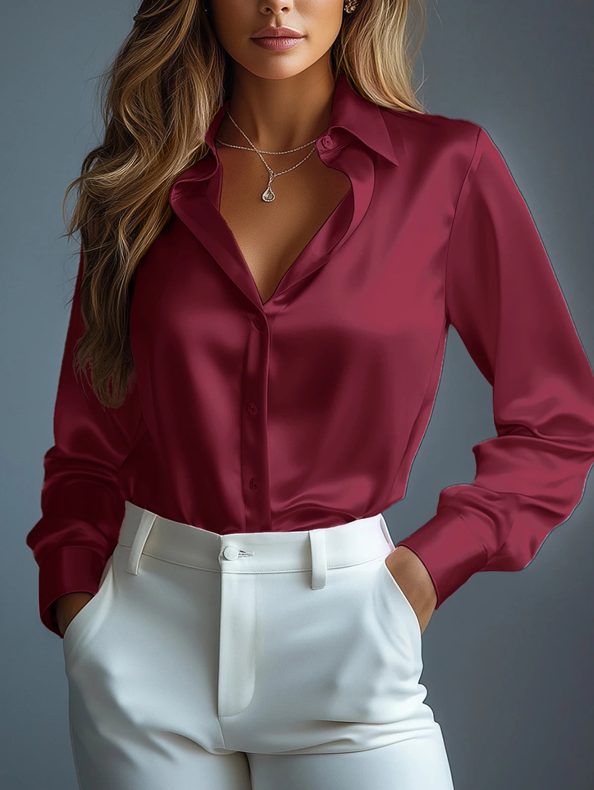 Women's Satin Shirts