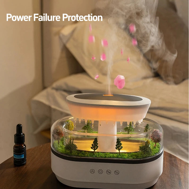 Aroma Humidifier Raindrop Air Humidifier with Noise Music