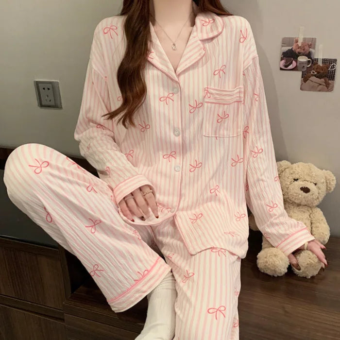 Striped Nightwear Women