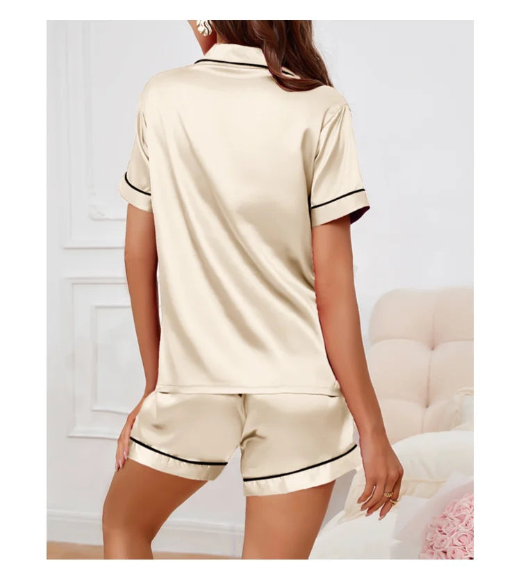 Women's Pajamas Set Satin