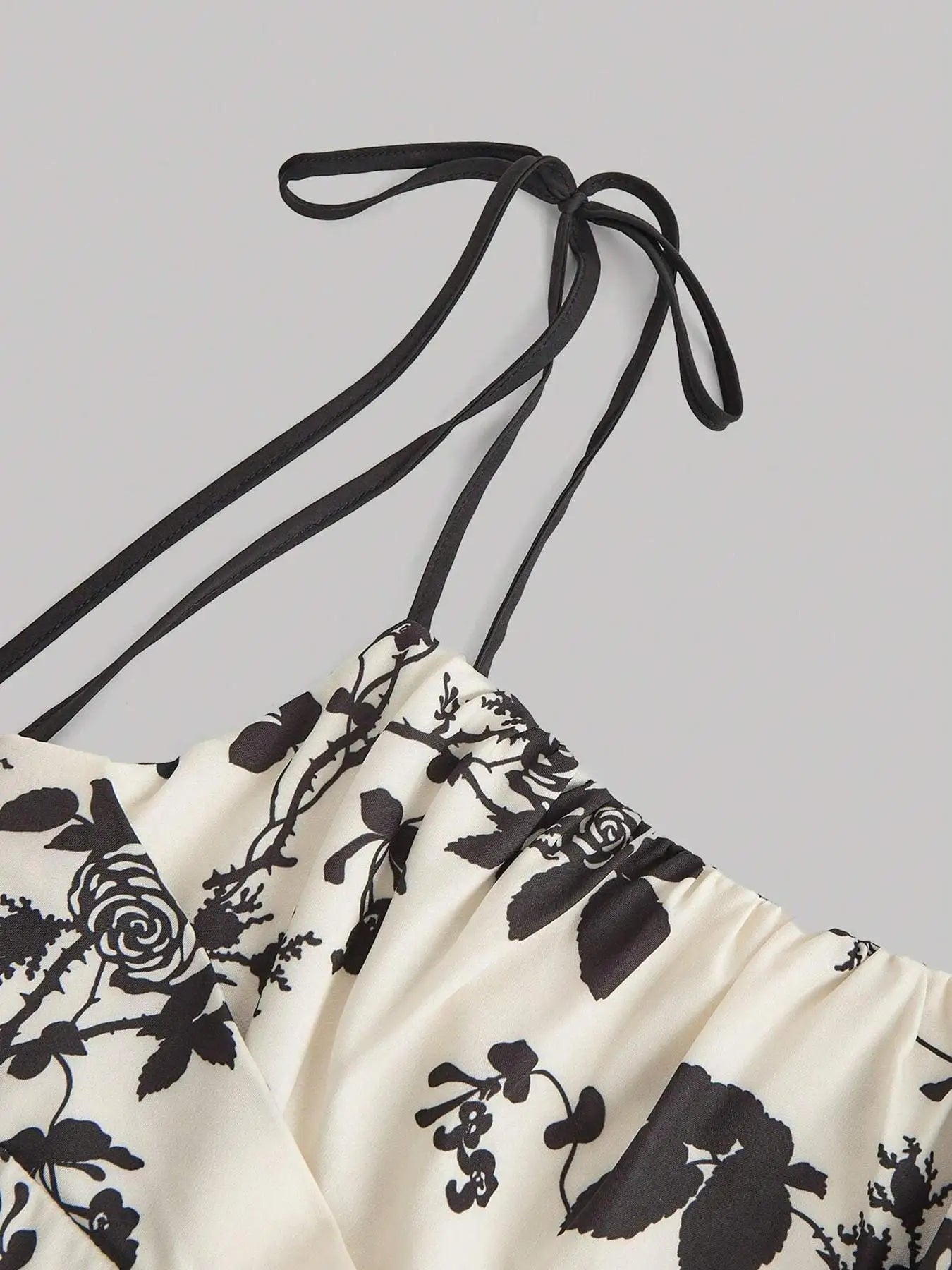 New Women's Flower Print  Sundress Spring Dress