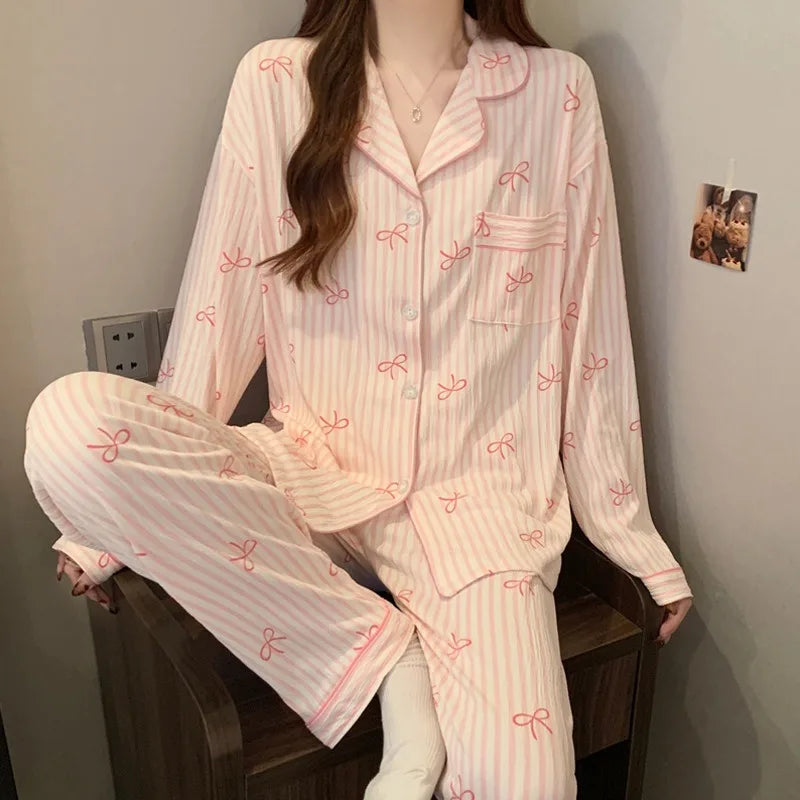 Striped Nightwear Women