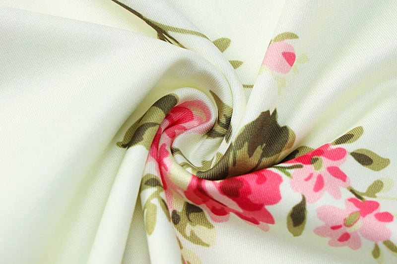 Floral Print Sleeveless Backless Bodycon  Dresses