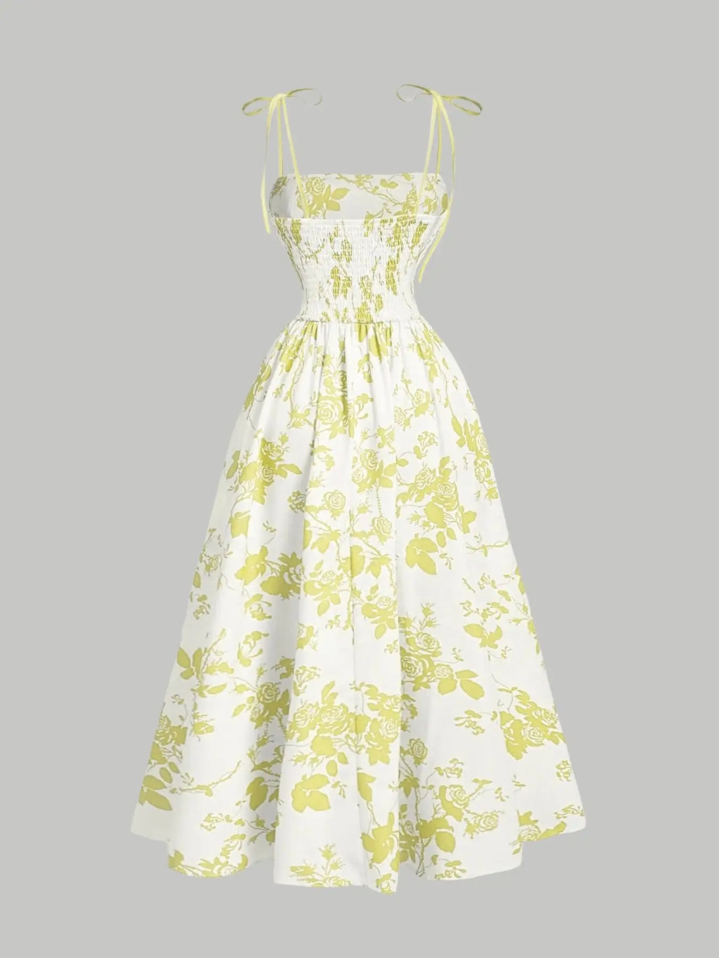 New Women's Flower Print  Sundress Spring Dress