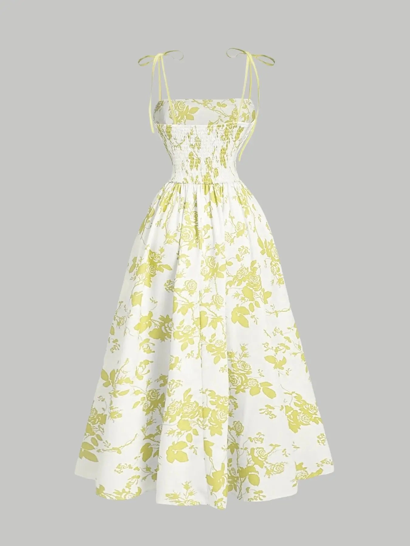 New Women's Flower Print  Sundress Spring Dress