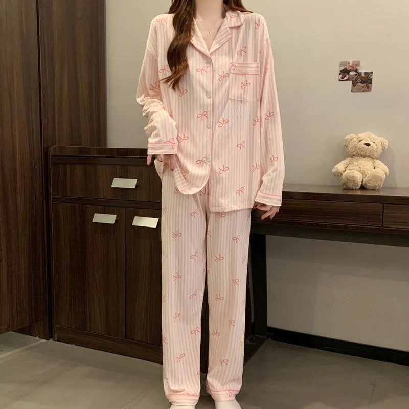 Striped Nightwear Women