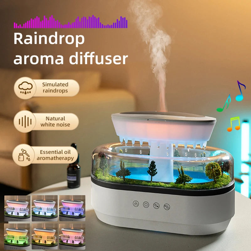 Aroma Humidifier Raindrop Air Humidifier with Noise Music