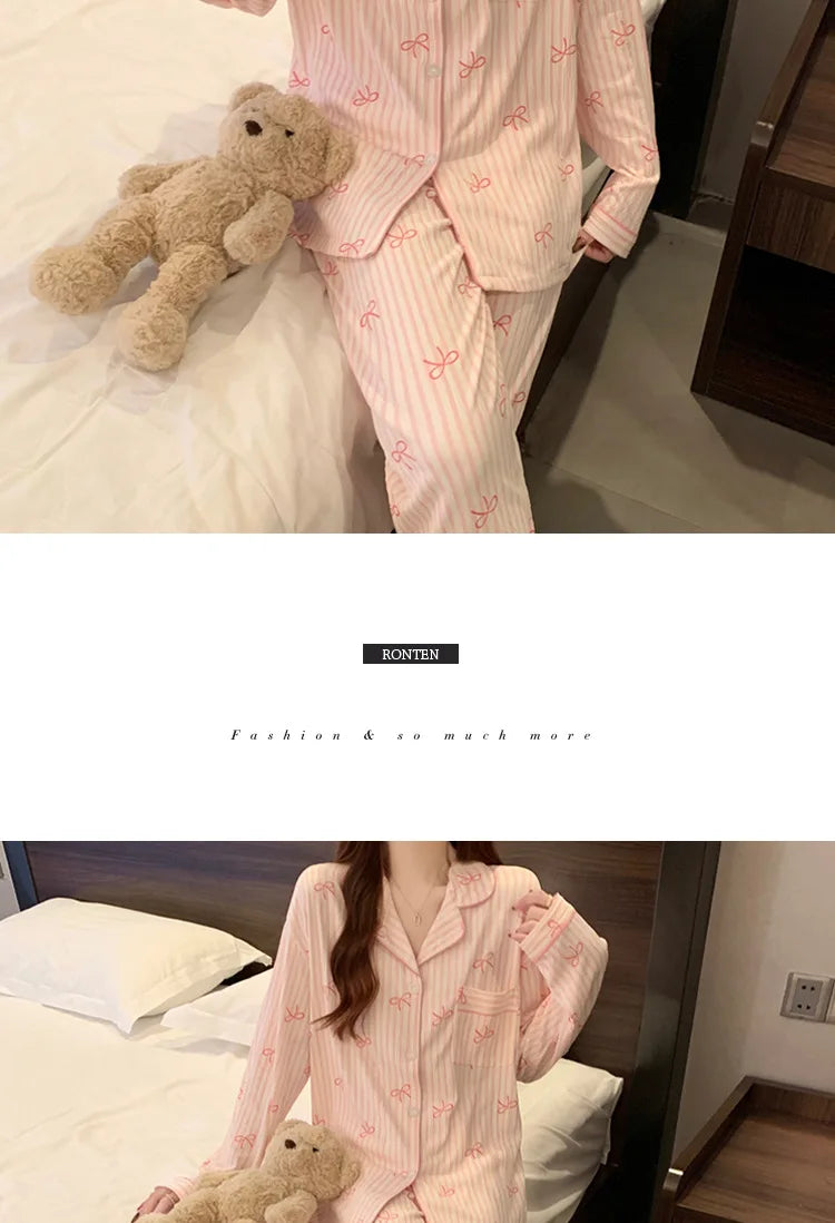 Striped Nightwear Women