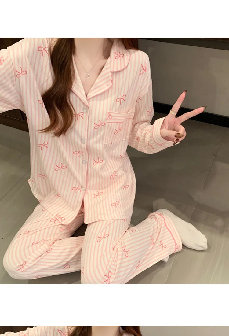 Striped Nightwear Women