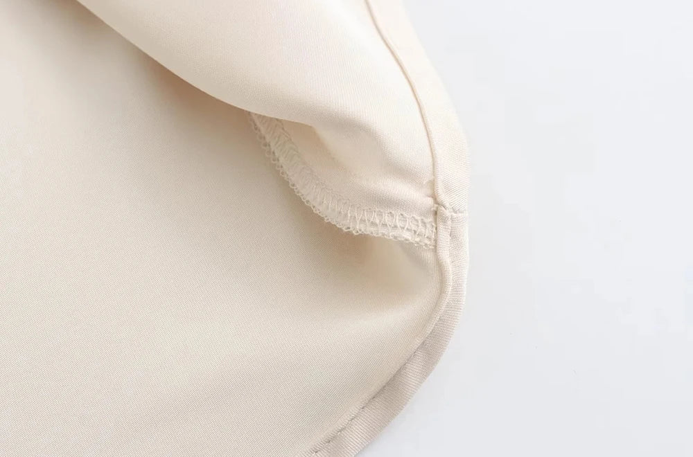 Women 2025 Satin Black Skirt Women