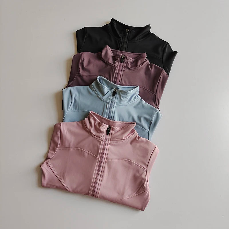 Outdoor Sports Long Sleeved Women Slim Yoga Clothes